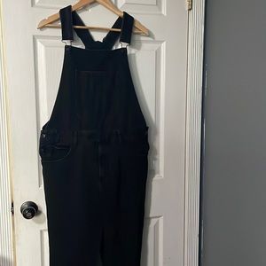 Men’s black overalls